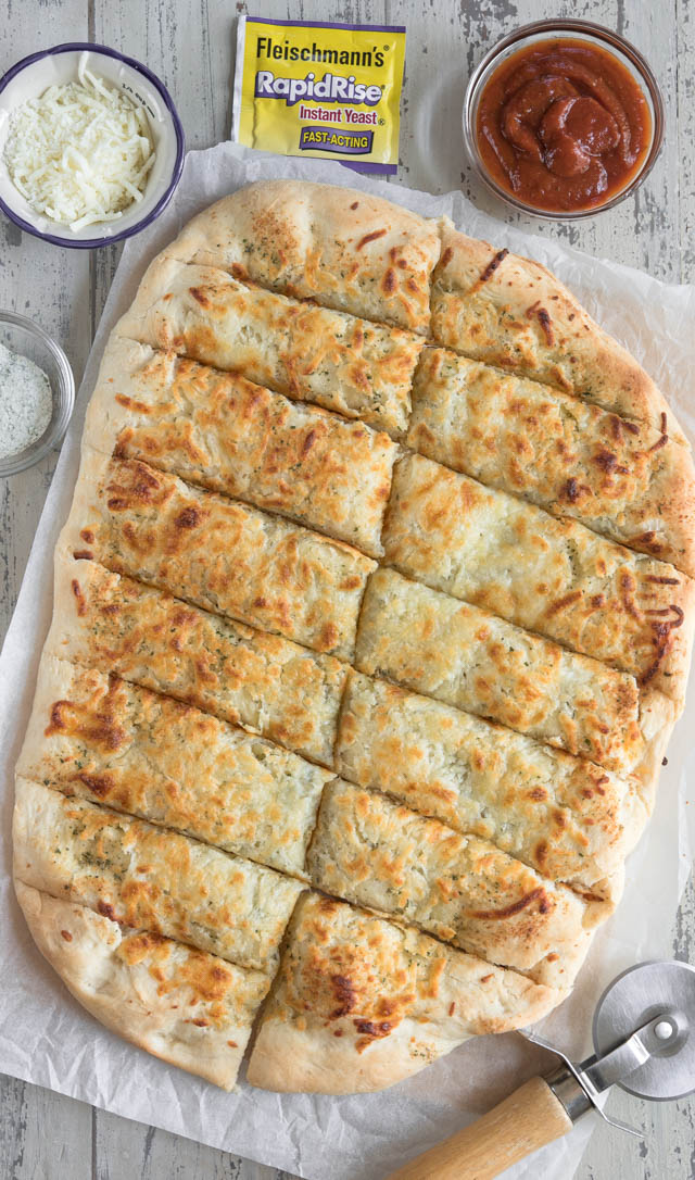 Cheesy Ranch Breadsticks Recipe - Crazy for Crust