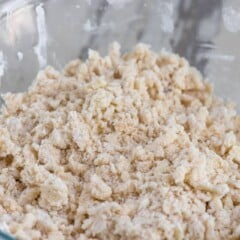 bowl of crumb topping