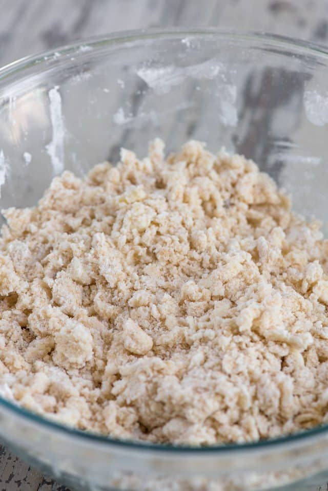 bowl of crumb topping