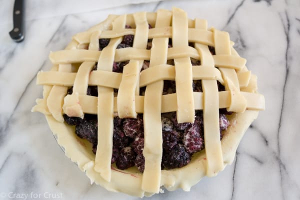 How to make a lattice pie crust tutorial