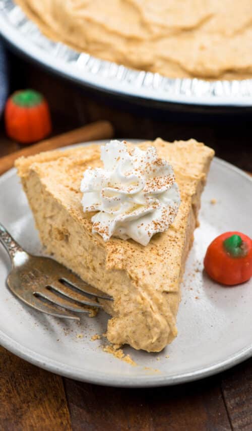 No Bake Pumpkin Pie Crazy for Crust