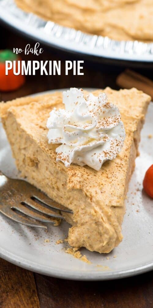 no bake pumpkin pie