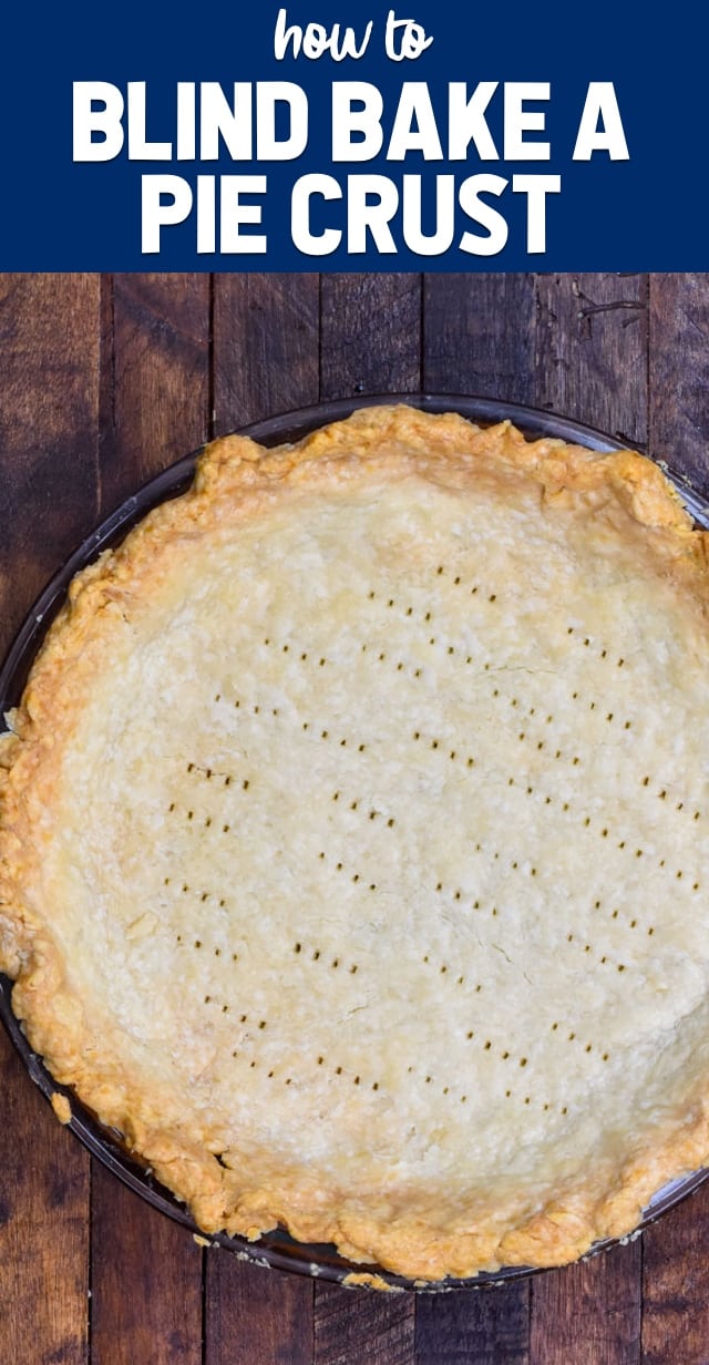 how to blind bake a pie crust