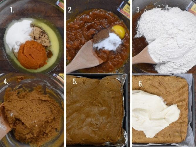 how to make pumpkin bars