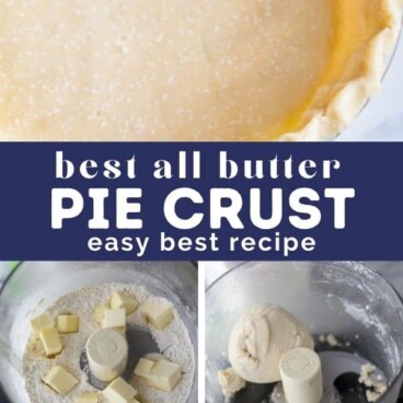 collage of how to make pie crust photos