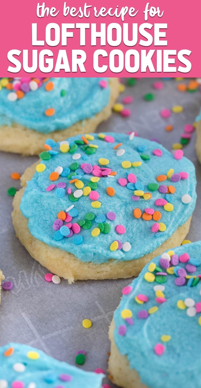 cookie with blue frosting on parchment