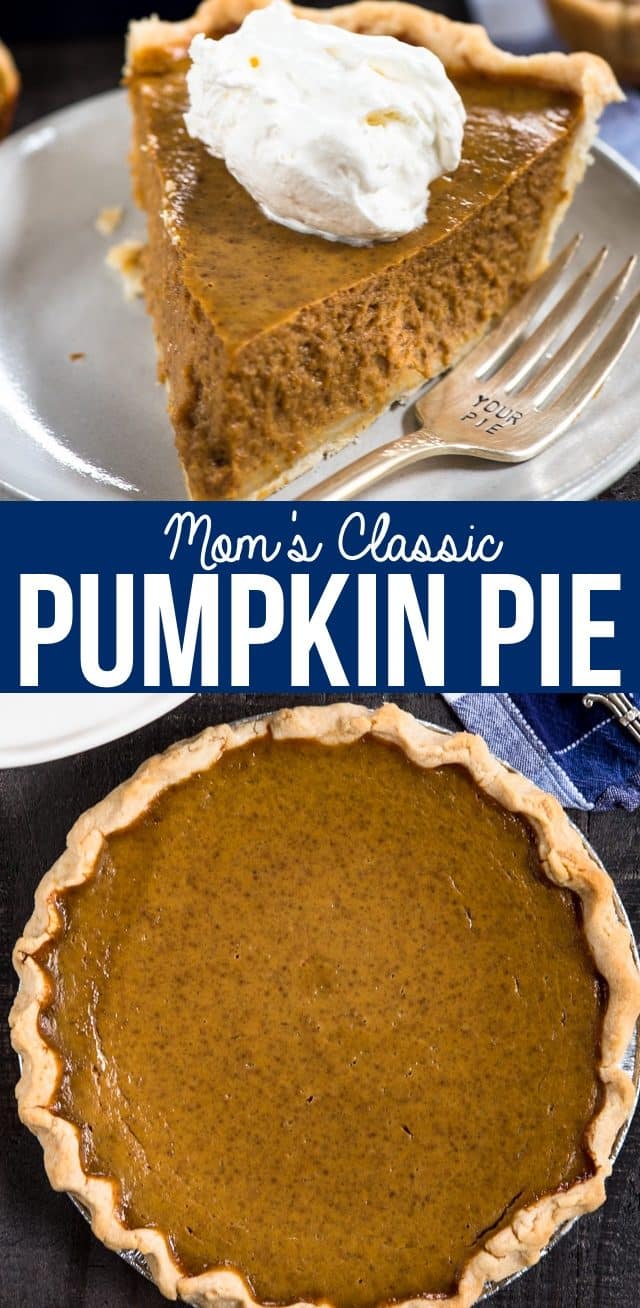 collage of pumpkin pie photos