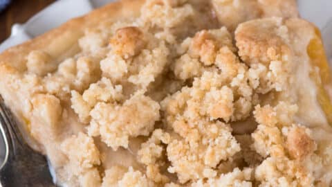 Peach Pie Double Crust Or Crumble Recipe Crazy For Crust