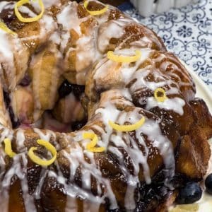 blueberry lemon monkey bread