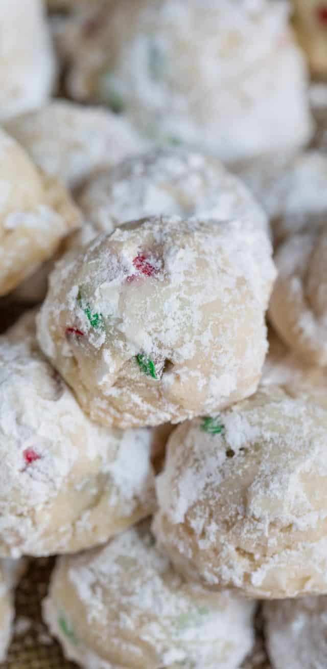 christmas snowball cookies crazy