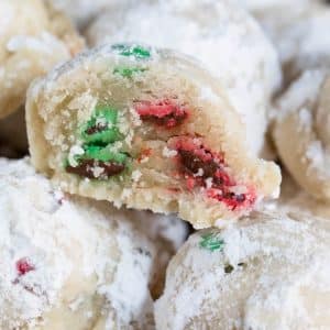 christmas snowball cookies