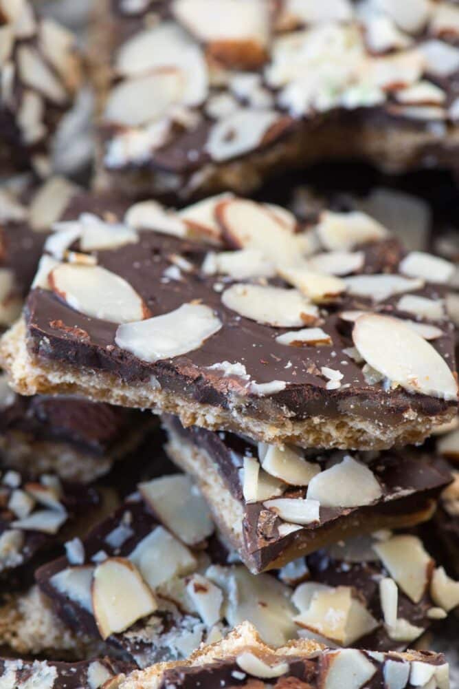 Graham Cracker Toffee Bark (3+ ways) Crazy for Crust