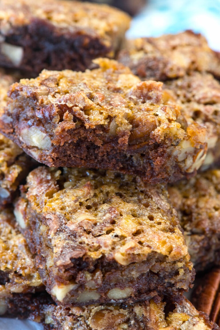 Pecan Pie Brownies Crazy for Crust