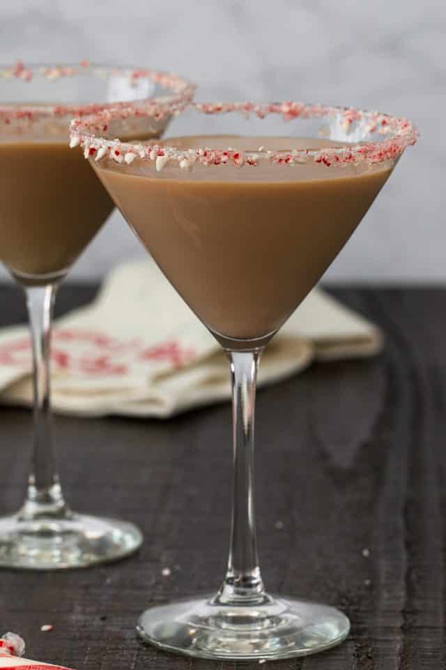 Candy Cane Martini {Candy Cane Infused Vodka} - Crazy for Crust