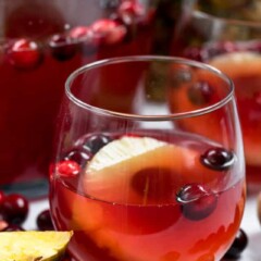 cranberry champagne punch