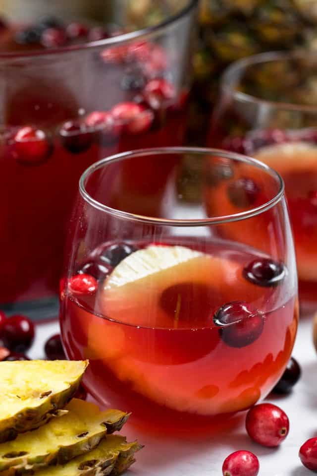 cranberry champagne punch
