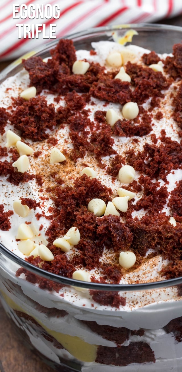 Eggnog Trifle Crazy for Crust