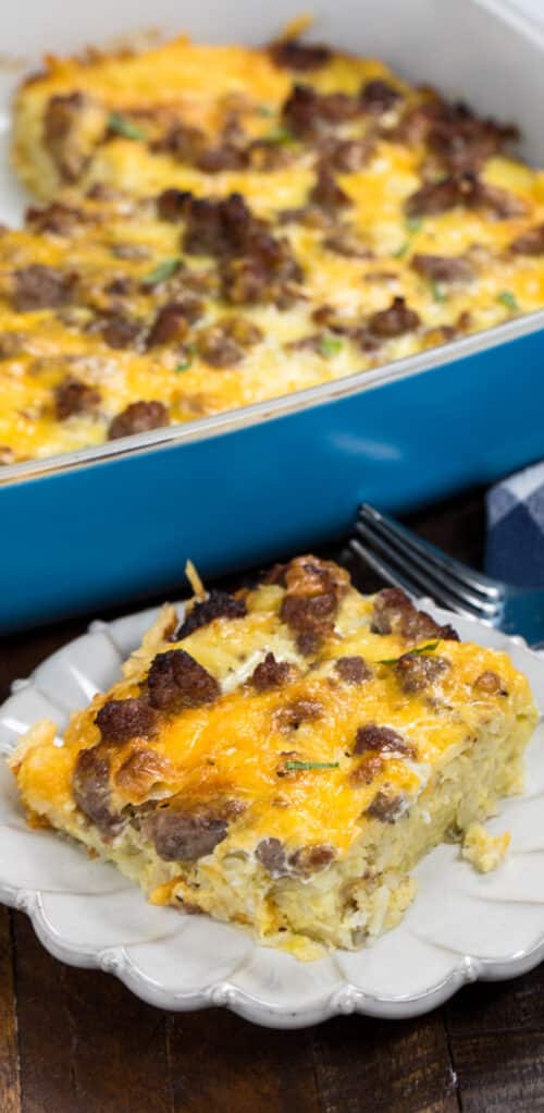 Hash Brown Breakfast Casserole Recipe - Crazy For Crust