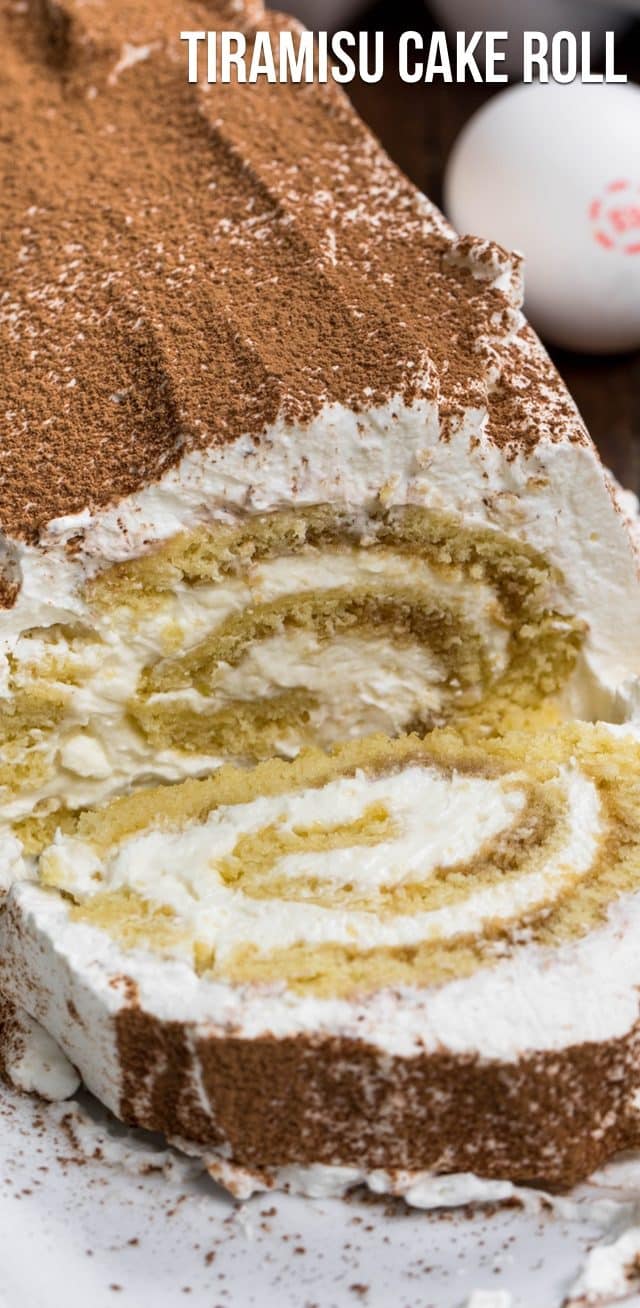 Tiramisu Cake Roll - Crazy for Crust