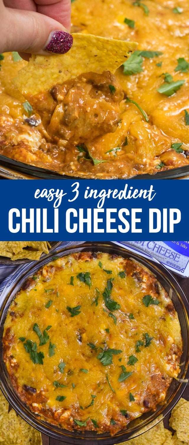 Easy Chili Cheese Dip - Crazy for Crust