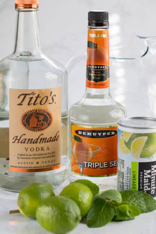 Vodka Limeade Punch Crazy for Crust