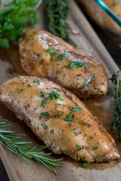 Easy Oven Baked Chicken Breasts (with the best marinade) Crazy for Crust