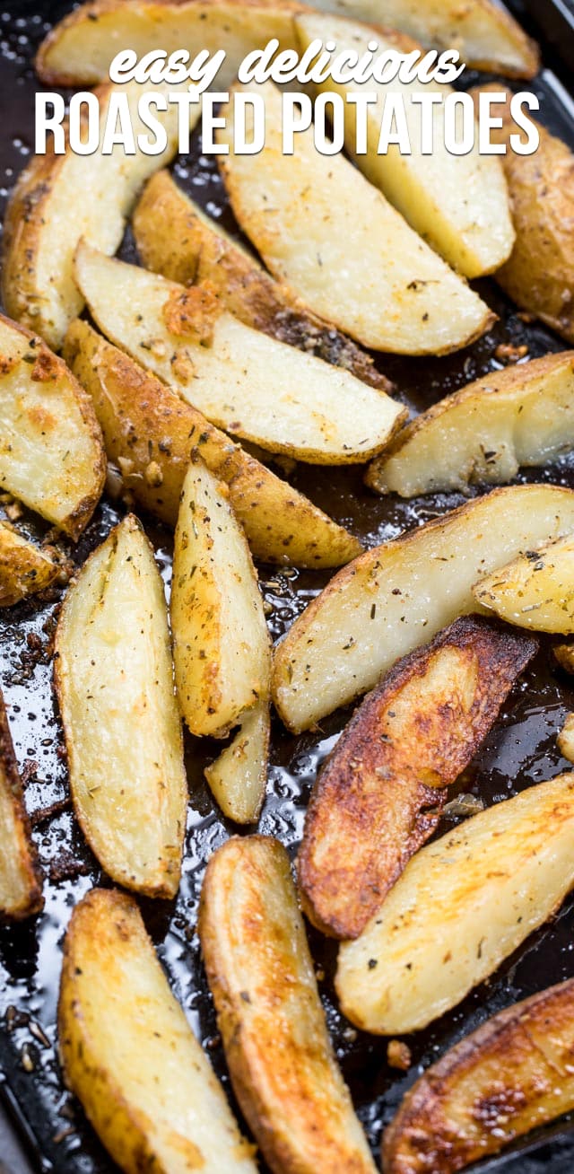 Easy Oven Roasted Potatoes Recipe - Crazy for Crust