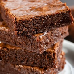 brownies in a stack