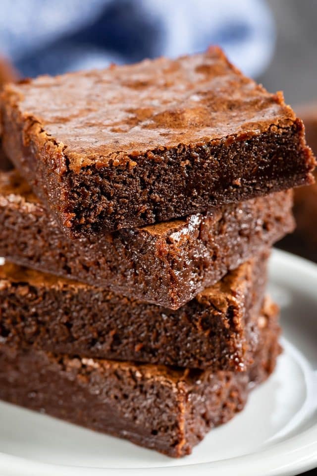 brownies in a stack
