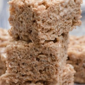 brownie batter krispie treats