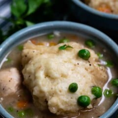 Easy Chicken and Dumplings is the perfect 30 minute meal.