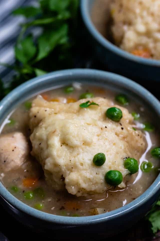 Easy Chicken and Dumplings is the perfect 30 minute meal.