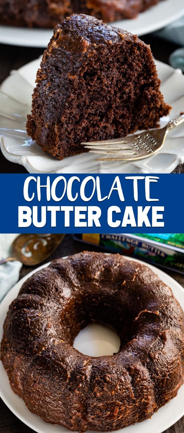 chocolate butter cake collage