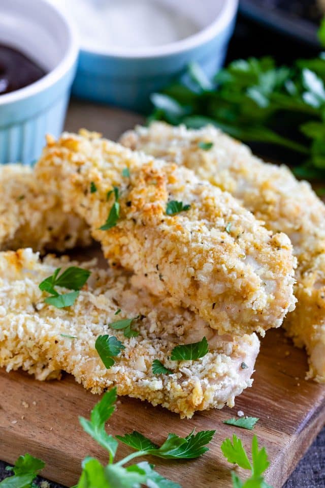 Easy Oven Baked Chicken Tenders Crazy For Crust