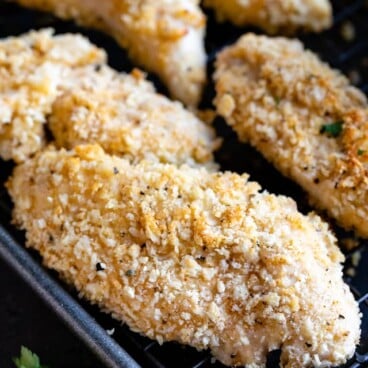 chicken tenders on pan