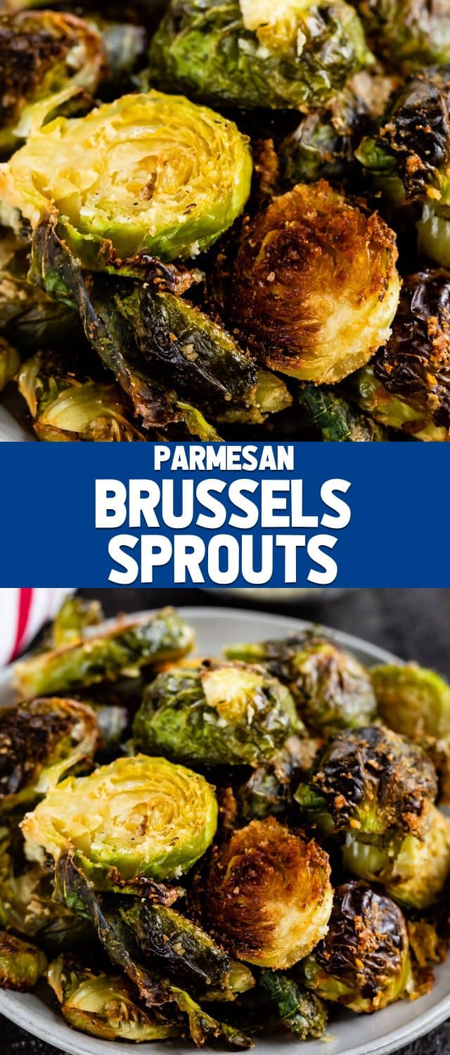 plate of Roasted Brussels sprouts