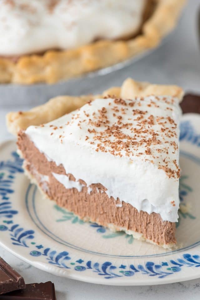 Eggless French Silk Pie - Crazy for Crust