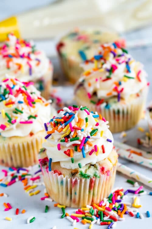Perfect Funfetti Cupcakes Recipe Crazy for Crust