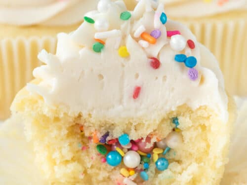Sprinkle shop surprise cupcakes