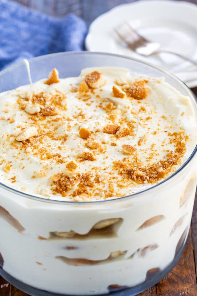 banana pudding recipe in trifle dish