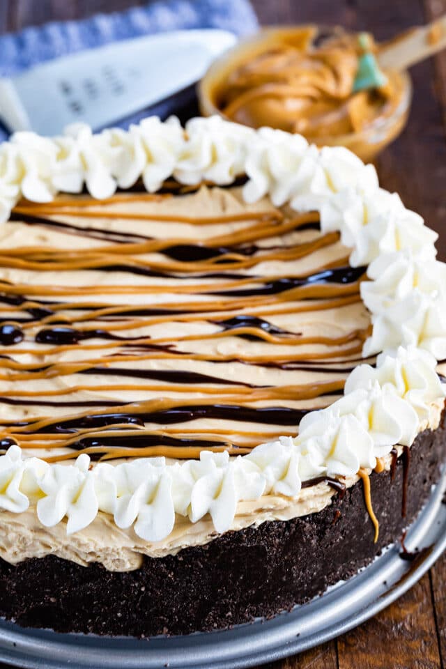 whole no bake peanut butter cheesecake
