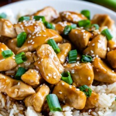 teriyaki chicken over rice