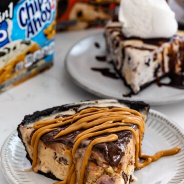 slice of ice cream pie on plate