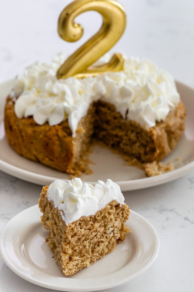 coconut flour dog cake