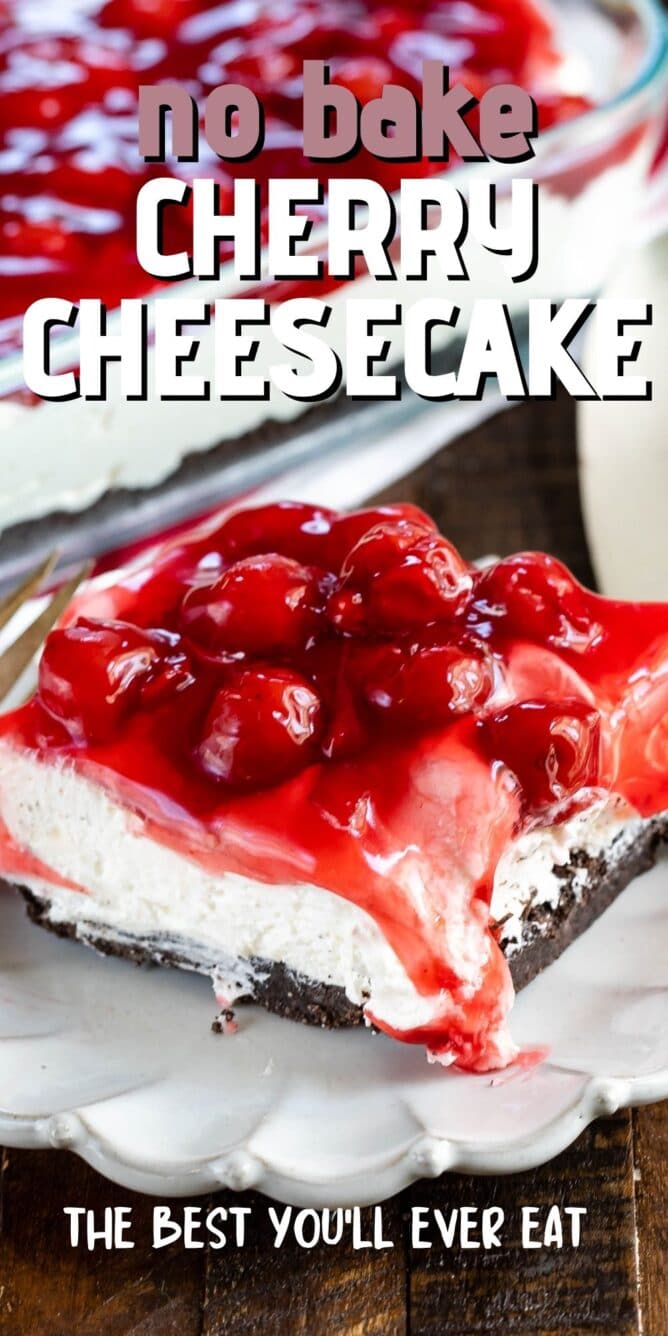 slice of cheesecake on plate