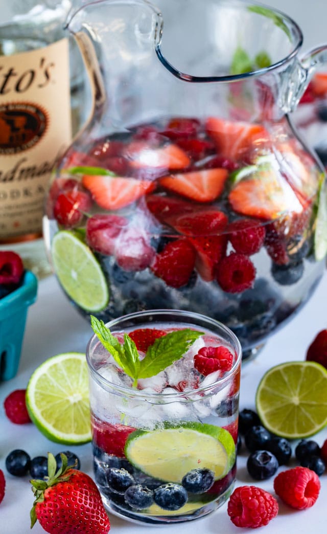 Skinny Vodka Party Punch - Crazy for Crust