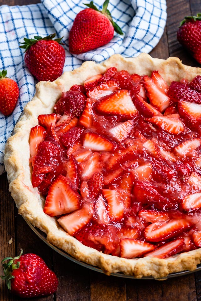 Fresh Strawberry Pie Recipe | Crazy for Crust