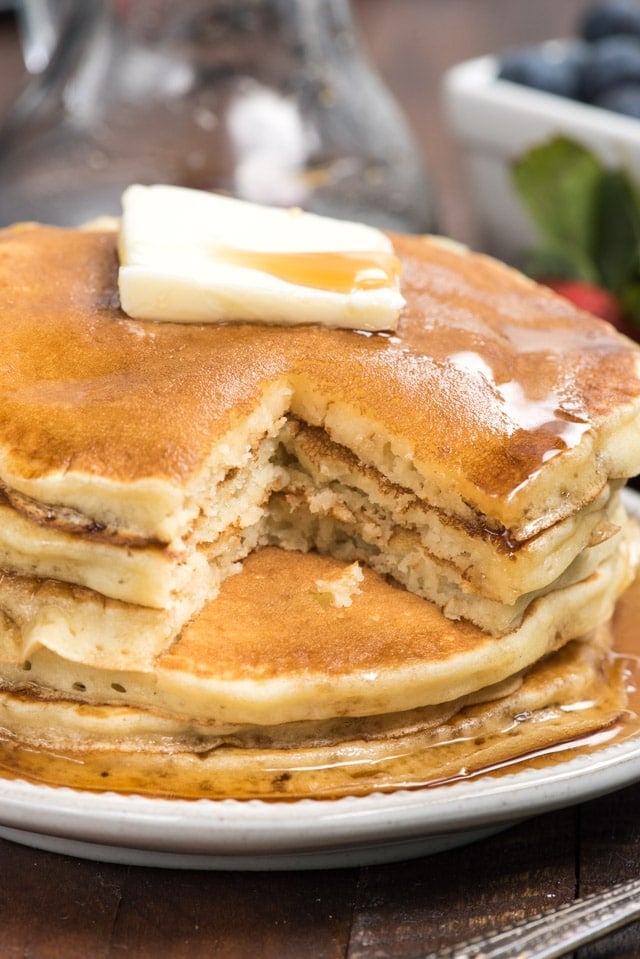 Fluffy homemade pancake recipe 