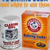 baking powder and baking soda