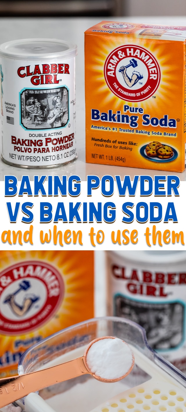 baking powder and baking soda